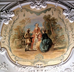 Dégustateur dans le parc de Chantilly