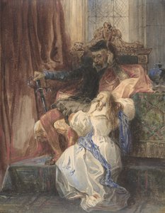 Le pardon refusé de Kenilworth de Sir Walter Scott, ca. 1826-29 - Camille Joseph Etienne Roqueplan
