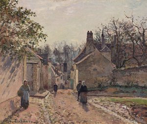 Une rue de village, Louveciennes