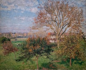 Automne, Matin à Éragny - Camille Pissarro