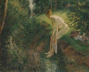 Baigneur dans les bois, 1895 - Camille Jacob Pissarro