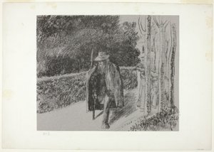 Mendiant avec béquille - Camille Pissarro