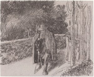 Mendiant à la béquille, 1897 - Camille Pissarro