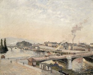 Ponts Boieldieu et Corneille - Camille Jacob Pissarro