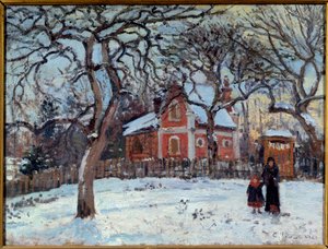 Châtaignier et Louveciennes - Camille Jacob Pissarro