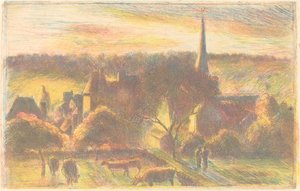 Église et ferme d