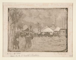 Foire de la Saint-Martin, à Pontoise - Camille Pissarro