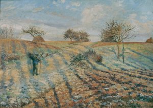 Gelee blanche ... (huile sur toile)