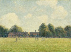 Hampton Court Green, 1891 - Camille Pissarro
