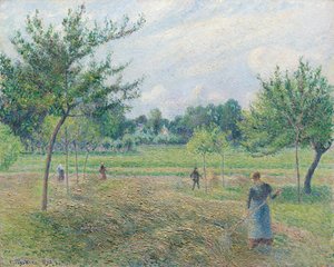 Fenaison à Éragny, 1892