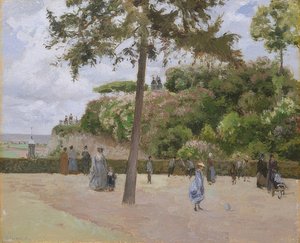 Dans le parc de Pontoise. 1874 - Camille Jacob Pissarro