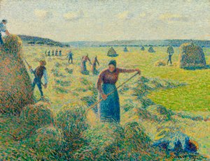 La fenaison, Eragny - Camille Pissarro