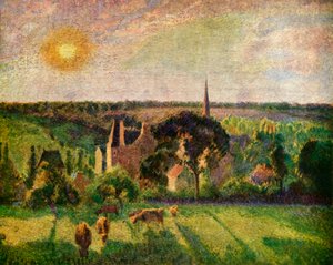 Paysage à Éragny - Camille Jacob Pissarro
