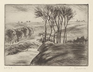 Paysage à Osny - Camille Pissarro