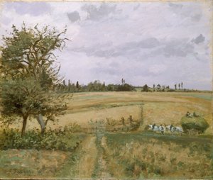 Paysage à Pontoise, 1872 - Camille Pissarro