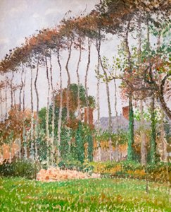 Paysage à Varengeville, vers 1889 - Camille Pissarro