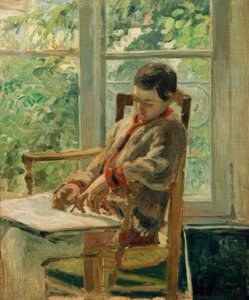 Lucien Pissarro dans sa chambre