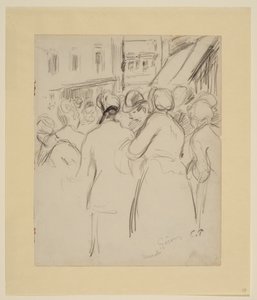Marché à Gisors - Camille Jacob Pissarro