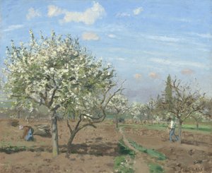 Verger en fleurs, Louveciennes - Camille Jacob Pissarro