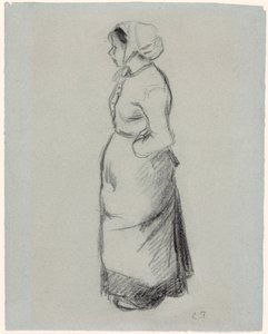 Jeune paysanne, 1890 - Camille Pissarro