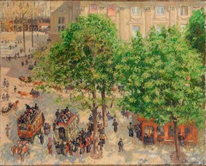 Place du Théâtre-Français, printemps