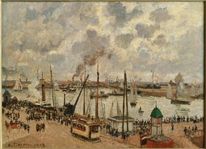Port du Havre … (oil on canvas)