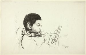 Portrait : Lucien Pissarro - Camille Pissarro