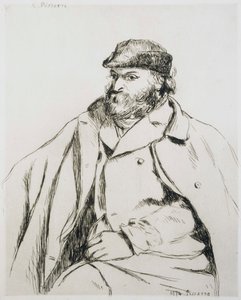 Portrait de Cézanne - Camille Jacob Pissarro