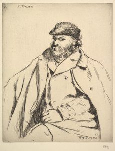 Portrait de Paul Cézanne, 1874 - Camille Pissarro