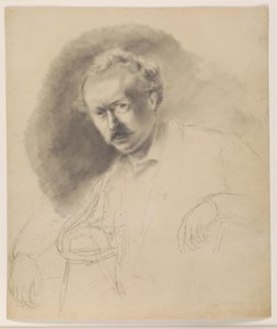 Portrait du peintre Fritz Melbye (1826-1869) - Camille Pissarro