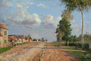 Route de Versailles, Rocquencourt - Camille Jacob Pissarro