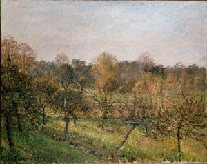 Coucher de soleil à Éragny-sur-Epte, automne, 1902