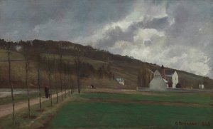 Les Rives de la Marne en hiver - Camille Pissarro