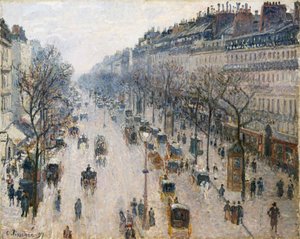 Le Boulevard Montmartre un Matin d