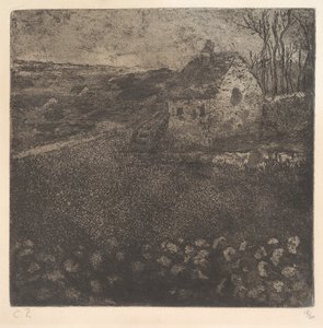 La Chaumière, 1879 - Camille Pissarro
