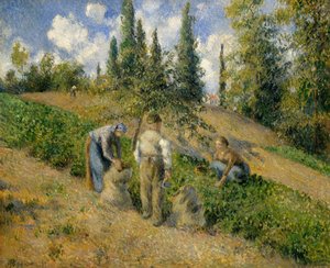 La Moisson, Pontoise - Camille Jacob Pissarro