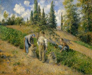 La Récolte, Pontoise, 1881 - Camille Jacob Pissarro