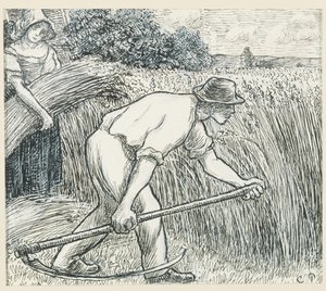 La Moisson - Camille Jacob Pissarro