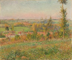 Les coteaux de Thierceville vus de la cavee, environs d