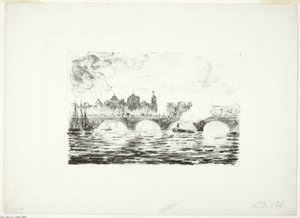 Les maisons du Parlement, Londres - Camille Pissarro