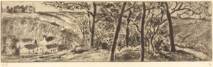 Le Long Paysage (Paysage en long) - Camille Pissarro