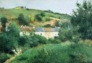 Le Chemin dans le Village - Camille Jacob Pissarro