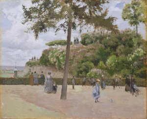 Le Jardin public à Pontoise - Camille Jacob Pissarro