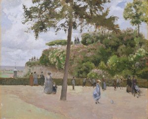 Le Jardin public à Pontoise - Camille Jacob Pissarro