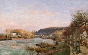 La Seine à Bougival - Camille Jacob Pissarro