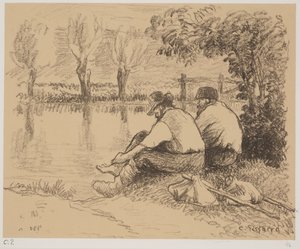 Les vagabonds, vers 1894 - Camille Jacob Pissarro
