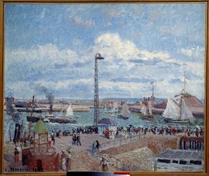 La crique des pilotes, avant le port du Havre - Camille Jacob Pissarro