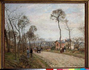 La route de Louveciennes - Camille Jacob Pissarro