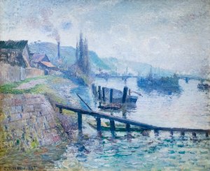La colline de Sainte-Catherine à Rouen - Camille Pissarro