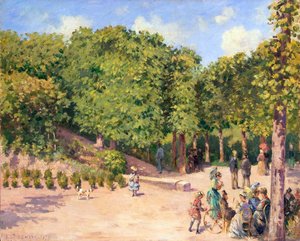 Parc de la ville à Pontoise - Camille Pissarro